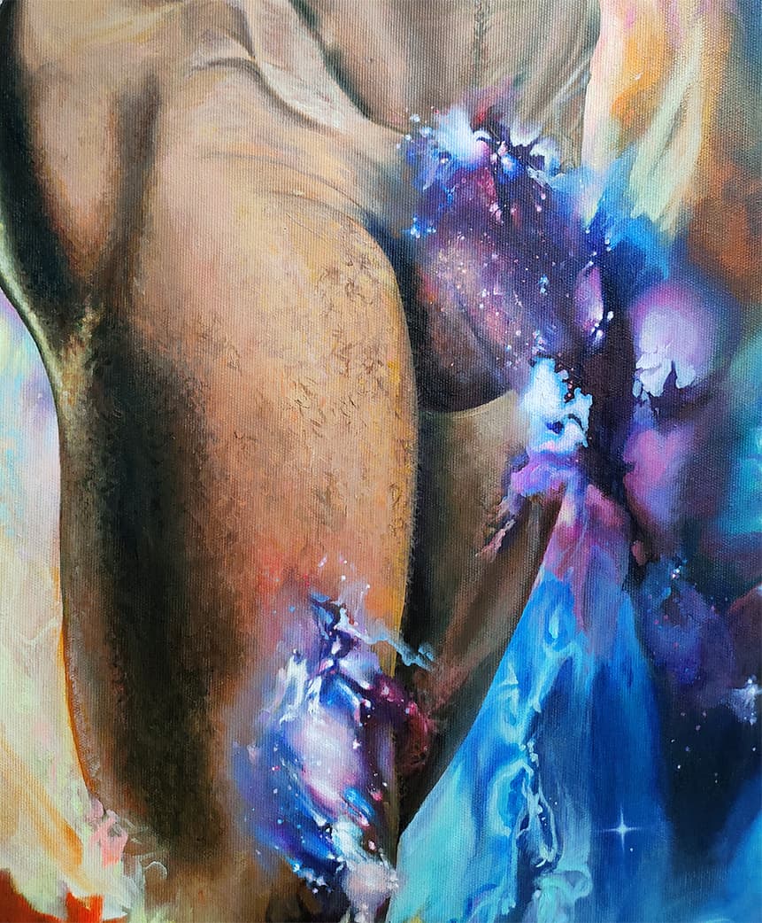 Self-portrait: Transposition — detail